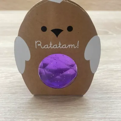 Balle rebondissante, 4 cm à paillettes